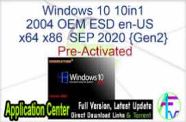 Windows 10 2004 (20H1) EN-US AIO (15in1) 19041.546 x64