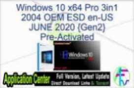 Windows 10 Pro 2004 DUAL-BOOT 6in1 OEM en-US JUNE 2020 {Gen2}