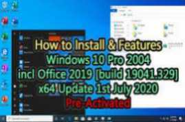 Windows 10 Pro 19H2 X64 incl Office 2019 en-US NOV 2019 {Gen2}