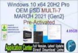 Windows 10 X64 20H2 10in1 OEM ESD en-US MARCH 2021 {Gen2}