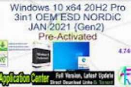 Windows 10 X64 20H2 Pro OEM ESD MULTi-7 MARCH 2021 {Gen2}