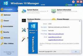 Yamicsoft Windows 10 Manager v3.8.0 Multilingual Portable 